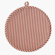 Striped 100% Cotton Hob Cover with Terry Towelling Base | Beautiful Rose