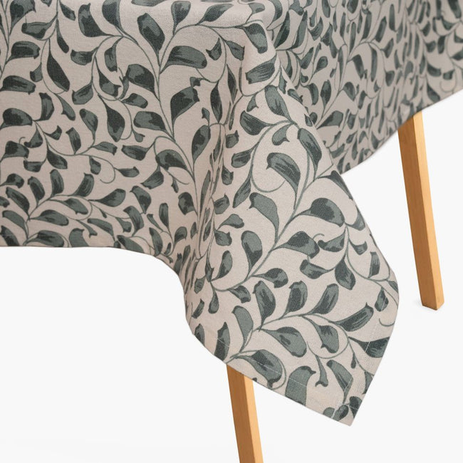 Scroll 100% Cotton Everyday Reusable Tablecloth | Lovable Blue