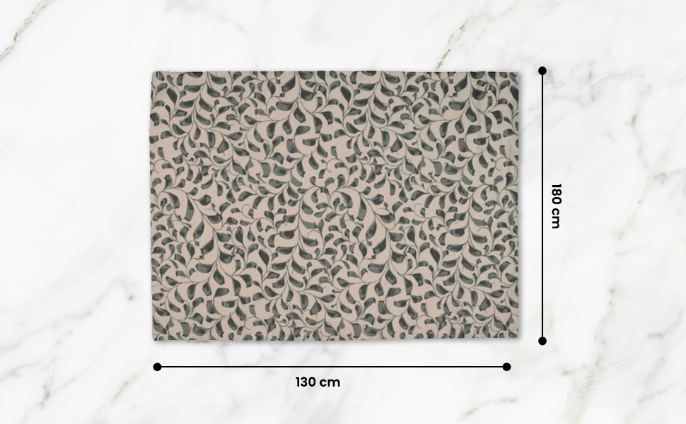 Scroll 100% Cotton Everyday Reusable Tablecloth | Lovable Blue