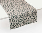 Scroll 100% Cotton Everyday Reusable Table Runner | Lovable Blue