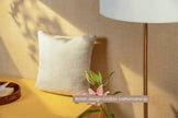 Chevron Grey Handwoven Cushion Recycled Plastic (with Pad)