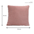 Chevron Rose Handwoven Cushion Recycled Plastic (with Pad)