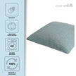 Diamond Blue Handwoven Cushion Recycled Plastic (with Pad)