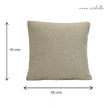 Diamond Green Handwoven Cushion Recycled Plastic (with Pad)