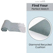 Diamond Blue Handwoven Throw Recycled Plastic Bottles