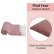 Diamond Red Handwoven Throw Recycled Plastic Bottles