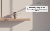 Scroll Handmade & Hand-Painted Stoneware (Set of 4 Mugs) | Lovable Blue