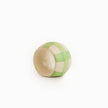 Checked Handmade Stoneware Napkin Rings (Set of 4) | Lively Green