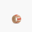 Striped Handmade Stoneware Napkin Rings (Set of 4) | Rose Pink