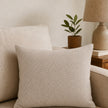 Chevron Grey Handwoven Cushion Recycled Plastic (with Pad)